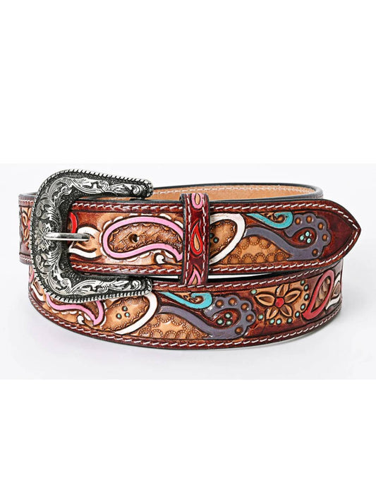 American Darling - Women's Beautifully Hand Tooled Genuine Belt