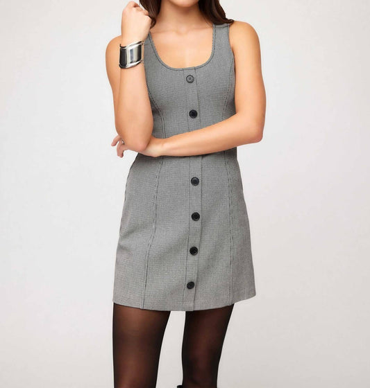 Fifteen Twenty - Avery Button Front Sleeveless Dress