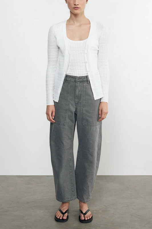 Enza Costa - Linen Cotton V-neck Cardigan