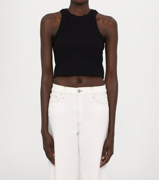Closed - Cropped Racer Tank Top