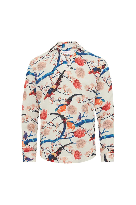 Orlebar Brown - Men's Ridley Flight Of Fantasy Shirt