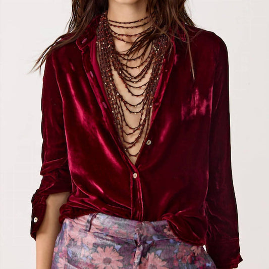 Lanhtropy - Women's San Marino Velvet Shirt