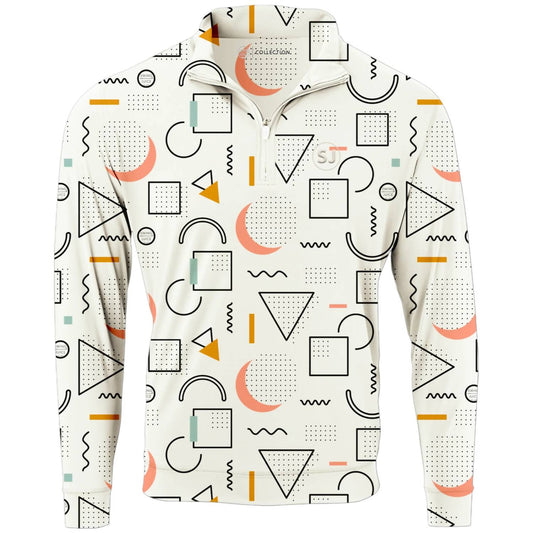 Swingjuice - Men's Golf 90's Golf Quarter Zip Sweatshirt