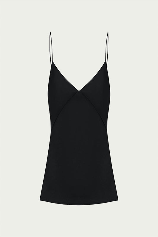 FLORENT SILK-TWILL SLIP MINI DRESS