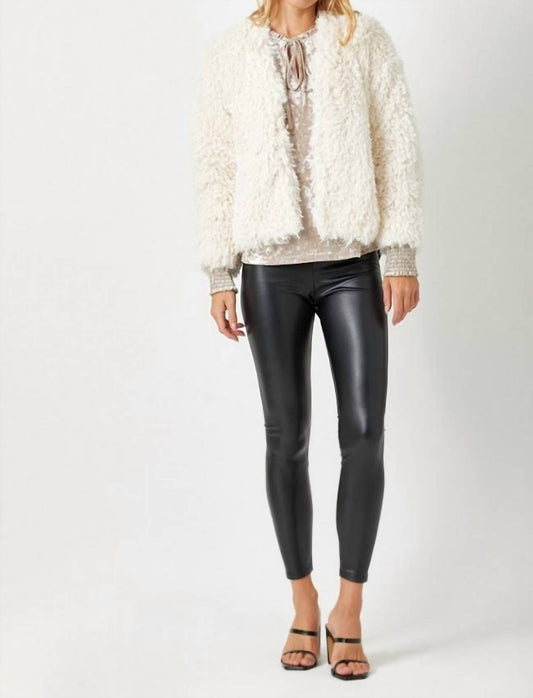 Mystree - Faux Fur Open Jacket