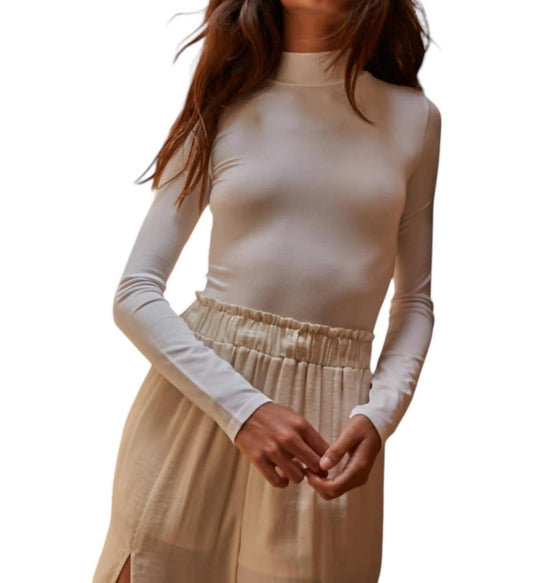 By Together - Long Sleeve Mock Neck Bodysuit