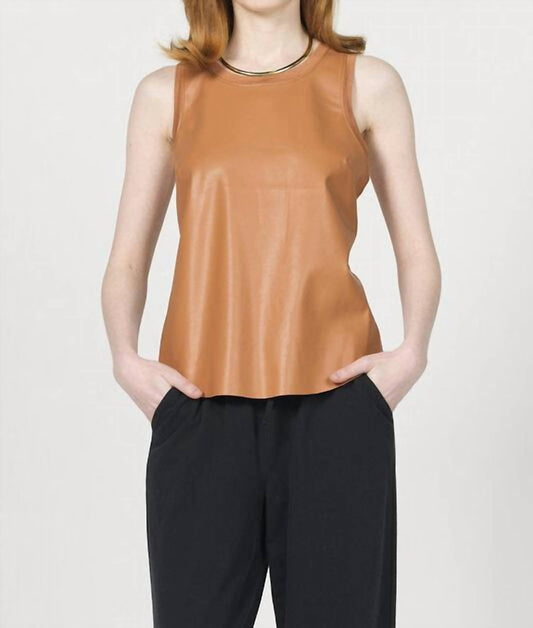 Another Love - Carmela Vegan Leather Tank