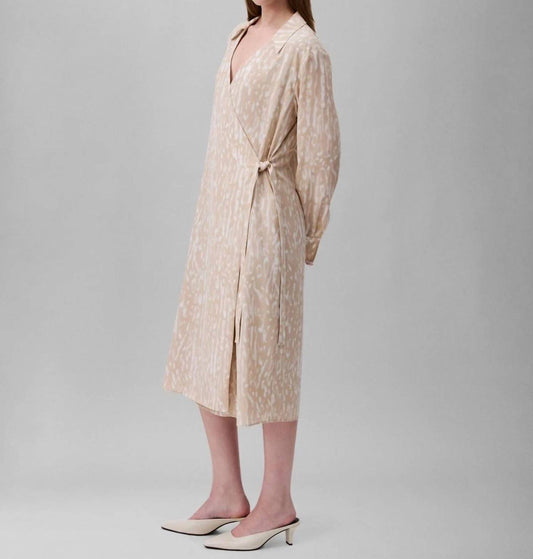 Calvin Klein - Printed Wrap Dress