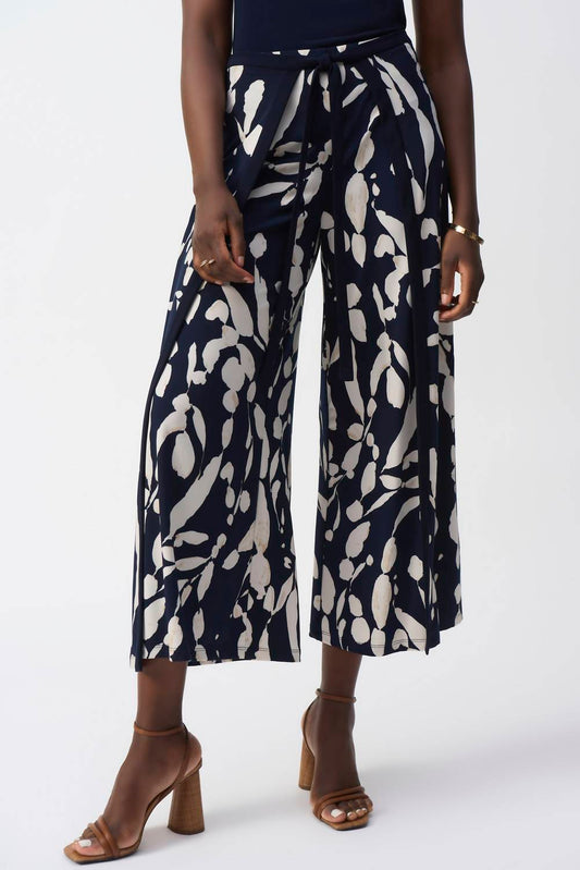 Joseph Ribkoff - Floral High-waisted Trousers