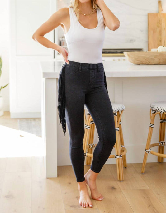 Judy Blue - Side Fringe Skinny Jegging