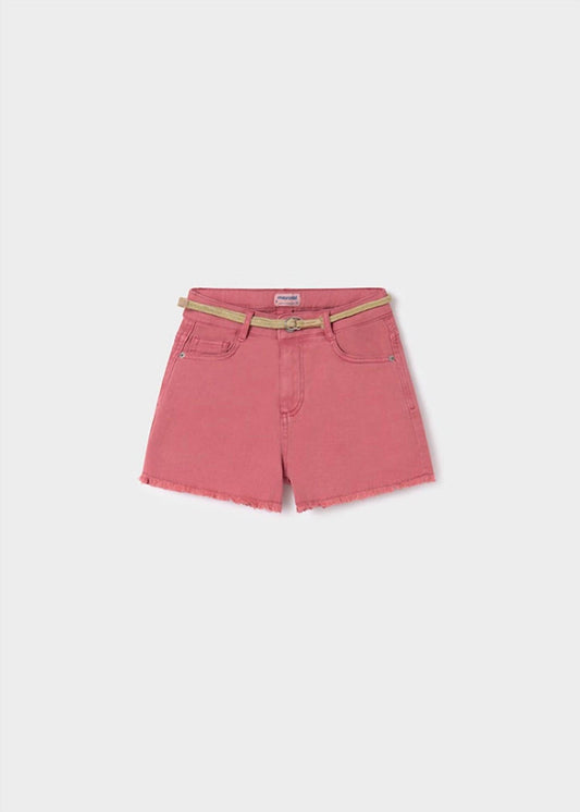 Mayoral - Girl's Twill W/ Rope Belt Short
