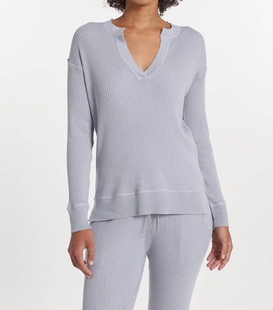 Leimere - Cabo Split Neck Top