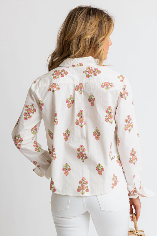 Karlie - Floral Pocket Camp Top