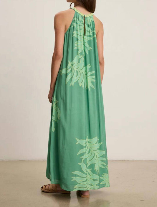 Velvet By Graham & Spencer - Odessa Palm Leaf Sleeveless Dress