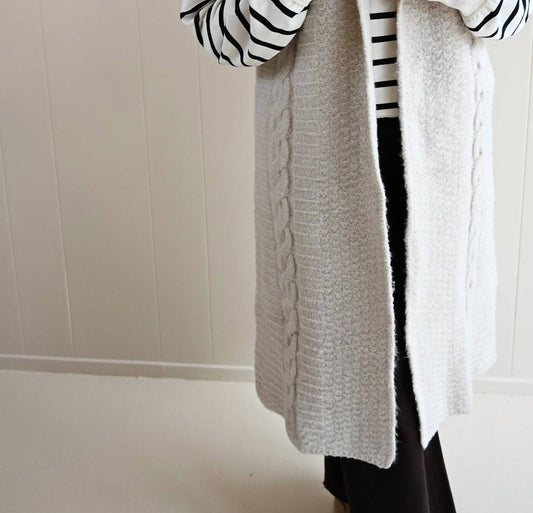 Sage The Label - Women's Wood Street Sweater Cardigan Vest