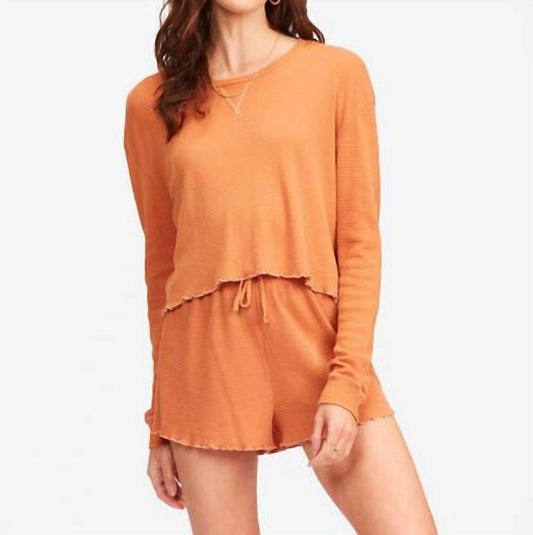 Billabong - Pick Me Up Waffle Knit Long Sleeve Top