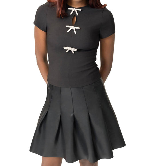 Area Stars - Prue Pu Mini Skirt