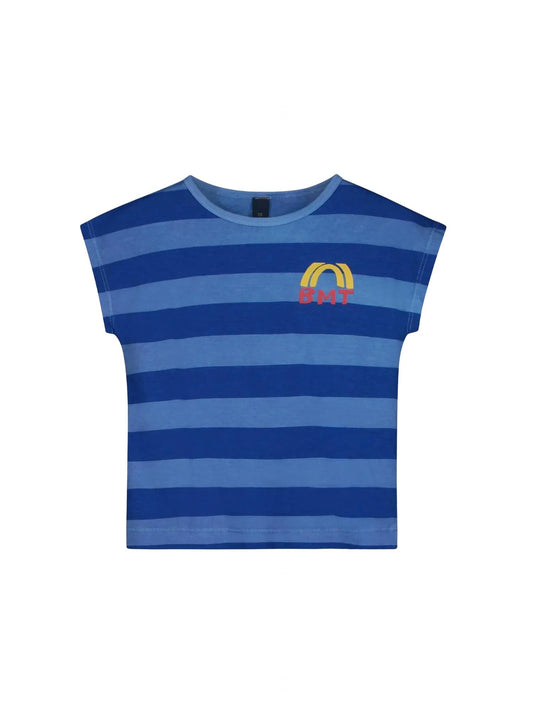 Bonmot - Kid's Wide Stripes Rainbow Tee