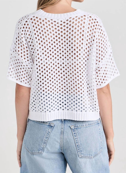 Splendid - Nova Pointelle Short Sleeve Cardigan