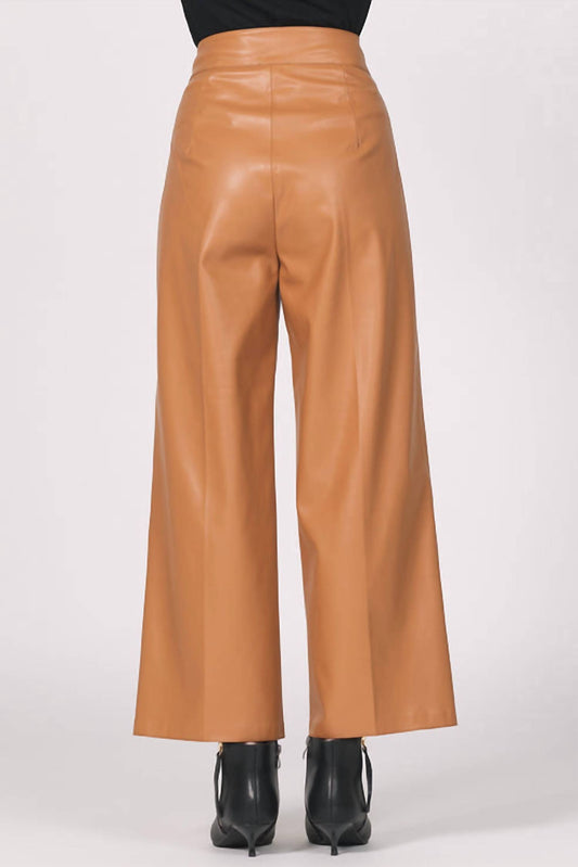 Another Love - Sparkle Pleather Wide Leg Pant