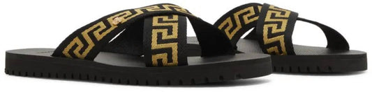 Versace - Men's Nastro Greca Slide Sandal