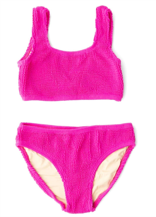 Shade Critters - Girl's Crinkle Two Piece Swim Suit