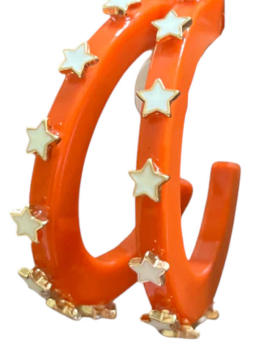 Smith & Co - Women's Starlight Jewel Hoop Earrings