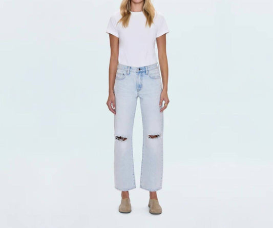Pistola - Lexi Mid Rise Bowed Straight Jean