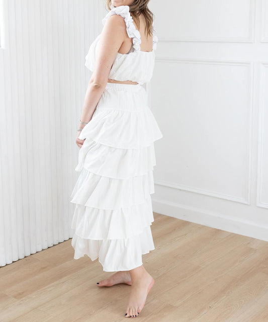 Entro - Crop Top & Skirt Set