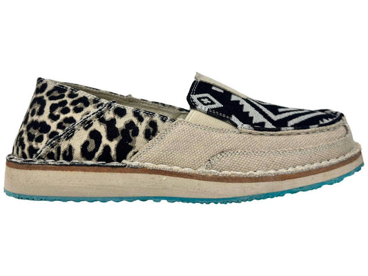 Very G - Women's Slip On Sneaker Leopard Aztec Sneaker