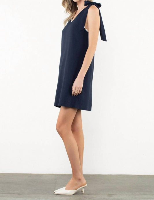 Thml - Eleanor Tie Shoulder Mini Dress