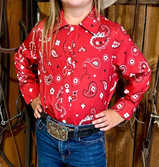 Sterling Kreek - BANDANA BABE BUTTON UP