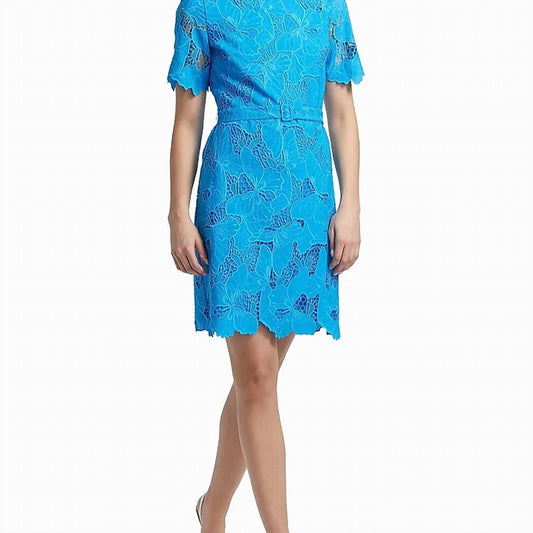 Elie Tahari - Clover Butterfly Lace Minidress