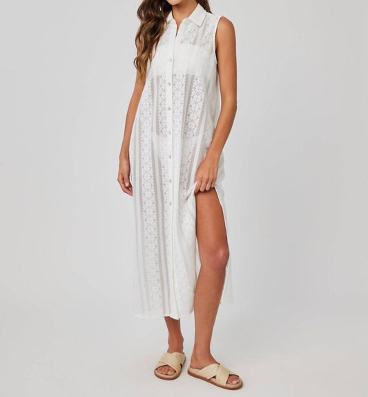Bella Dahl - Button Up Side Slit Duster Dress