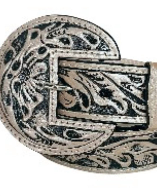 Cowgirl Vogue - Women's Beverly Tooled Leather Belt