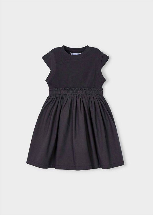 Mayoral - Girls' Cap Sleeve Combined Dress