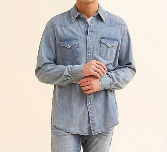 Rock & Roll Denim - Washed Denim Shirt