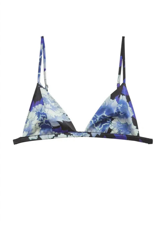 Fleur Du Mal - Luxe Triangle Bra in Tokyo Rose