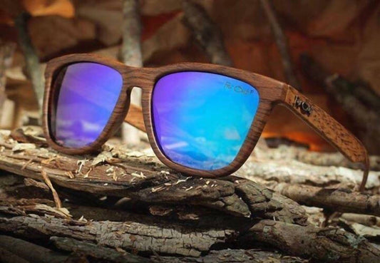 Far Out Sunglasses - Wood Grain Polarized Premiums