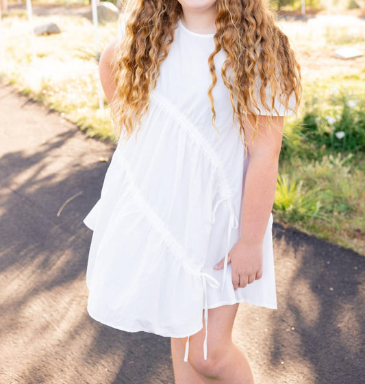 Sadie & Sage - Girl's Gathered Mini Dress