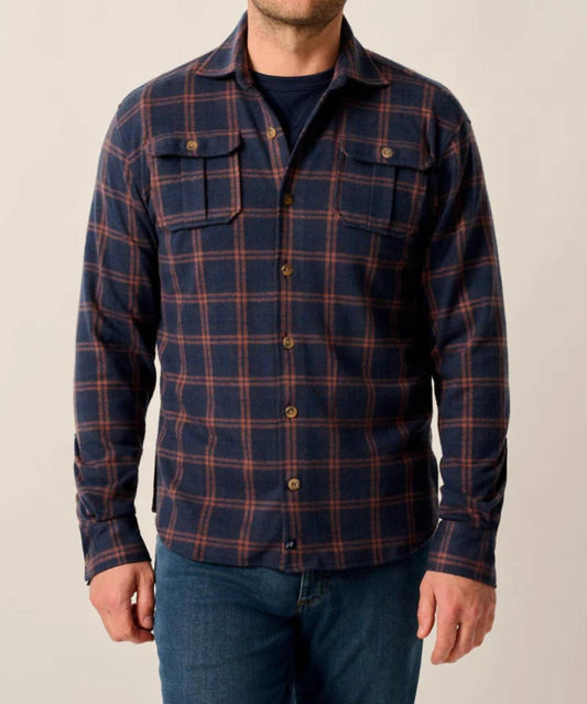 Johnnie-O - Judah Stretch Knit Flannel Lodge Shirt