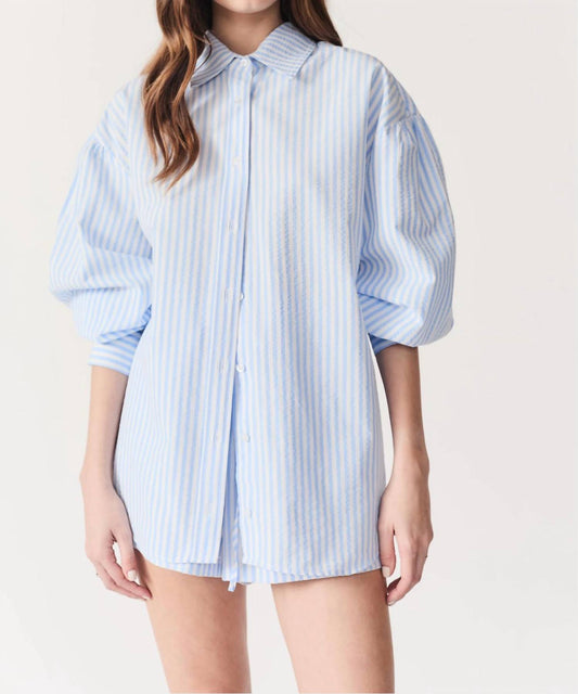 Deluc - Felicity Oversized Striped Button Down Shirt