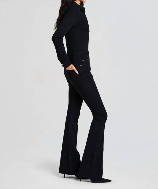 Ser.O.Ya - Deedee Denim Flare Jumpsuit