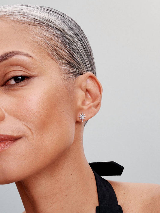 Pandora - Women's Sparkling North Star Stud Earrings