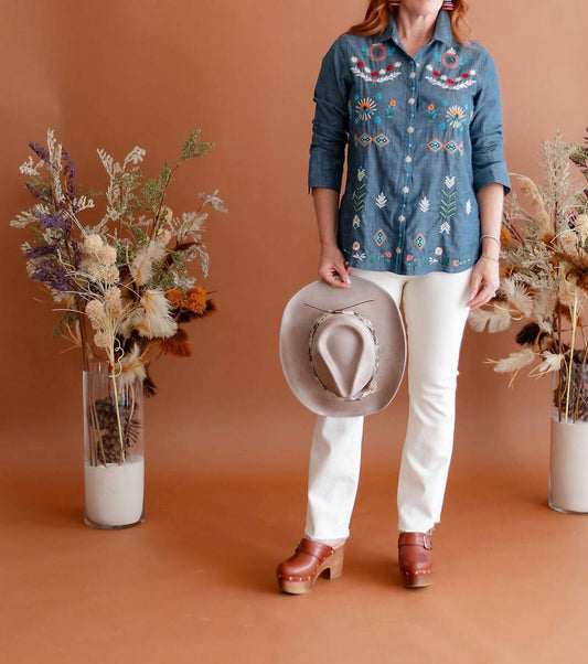 Johnny Was - Josiy Vintage Embroidered Shirt