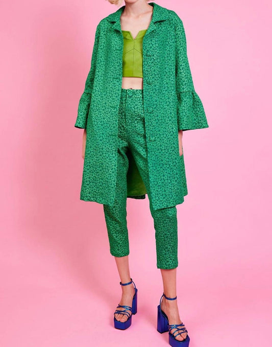 Jayley - Embroidered Trench Coat