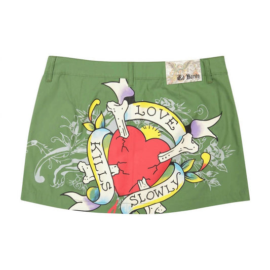 Ed Hardy - Women's LKS Heart Skirt