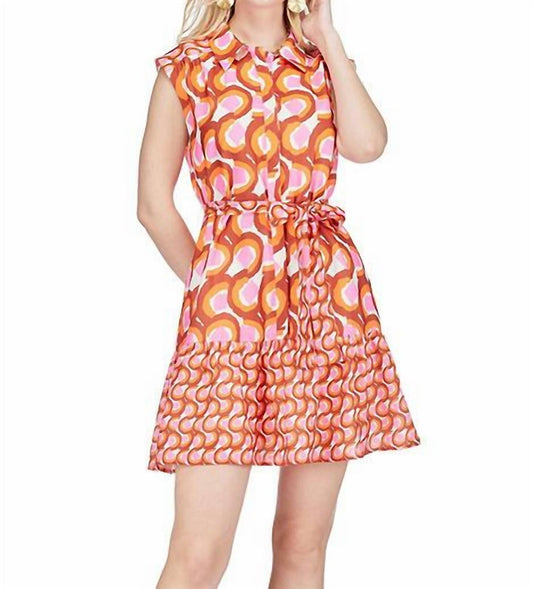 Joy Joy - Swirls Shirt Dress