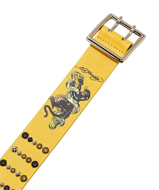 Ed Hardy - Men's Panther Snake Belt