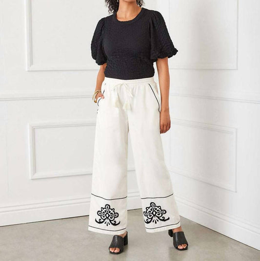 Karen Kane - Embroidered pants